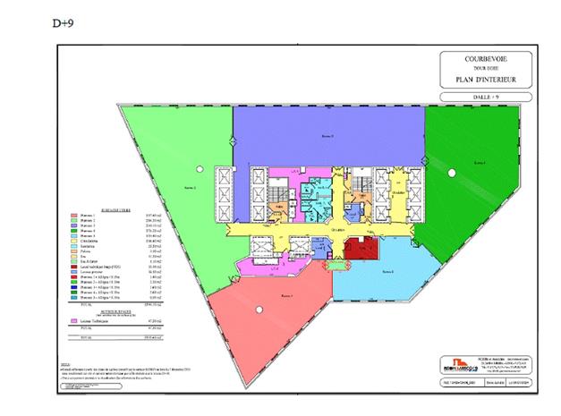 Bureau Location 92400 COURBEVOIE 9-11 ALLEE DE L'ARCHE