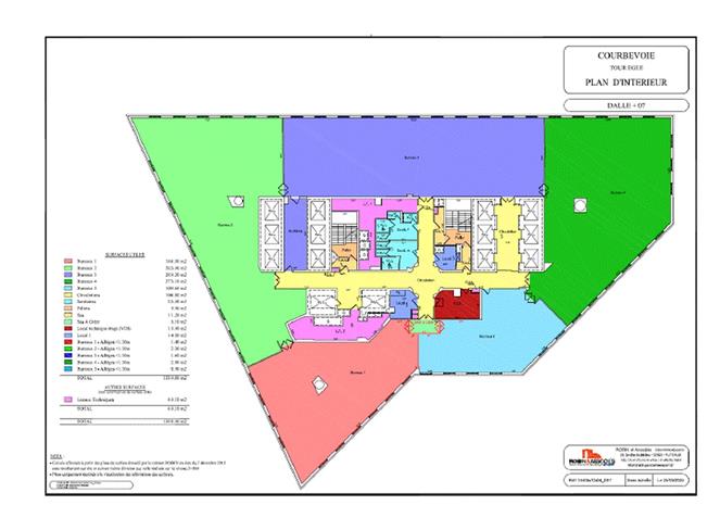 Bureau Location 92400 COURBEVOIE 9-11 ALLEE DE L'ARCHE