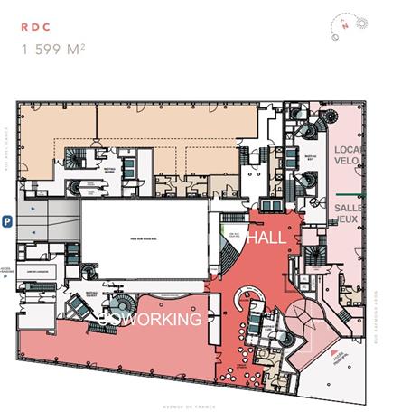 Bureau Location 75013 PARIS 174 AVENUE DE FRANCE