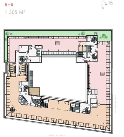 Bureau Location 75013 PARIS 174 AVENUE DE FRANCE