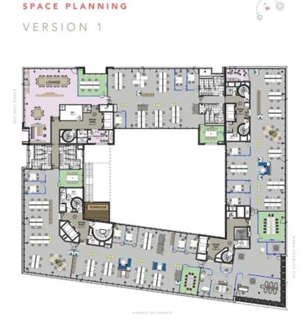 Bureau Location 75013 PARIS 174 AVENUE DE FRANCE