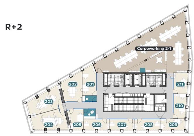 Coworking Location 35000 RENNES 18 BOULEVARD DE BEAUMONT