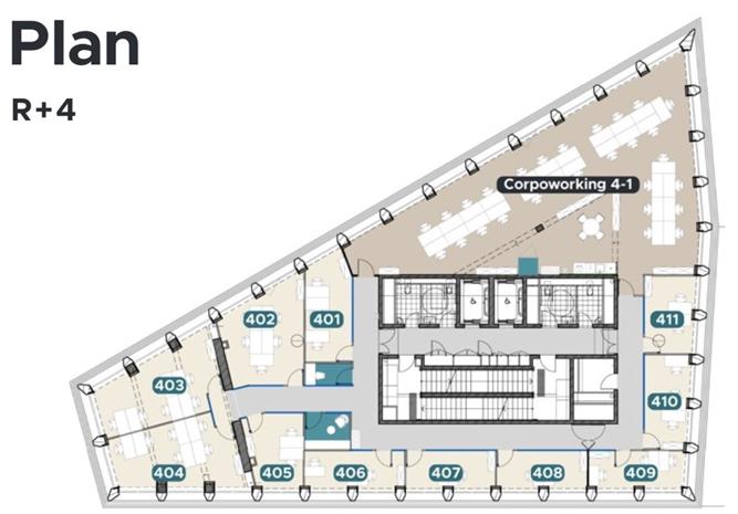 Coworking Location 35000 RENNES 18 BOULEVARD DE BEAUMONT