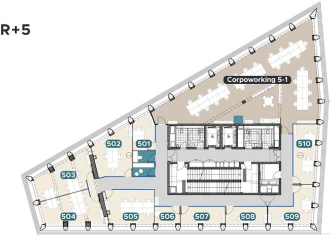 Coworking Location 35000 RENNES 18 BOULEVARD DE BEAUMONT