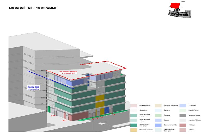 Bureau Location 75018 PARIS