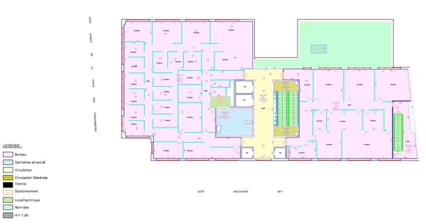 Bureau Location 75018 PARIS