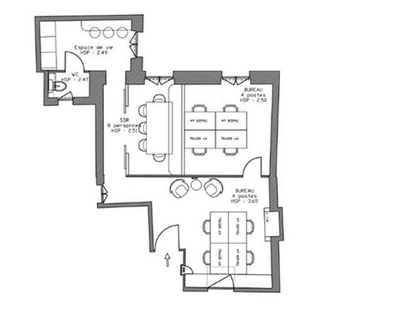 Bureau Location 75003 PARIS