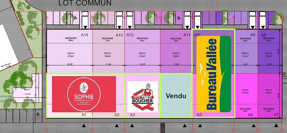Local d'activités Vente 62950 NOYELLES GODAULT