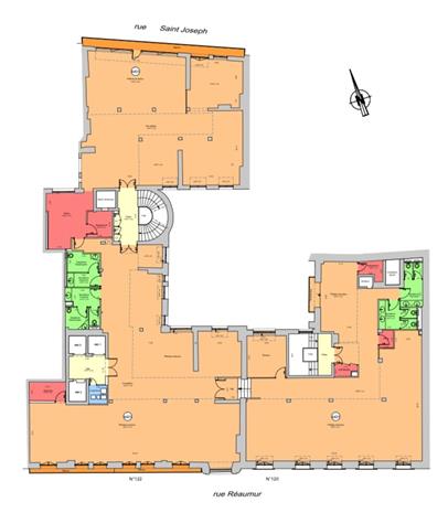 Bureau Location 75002 PARIS 120-122 RUE REAUMUR