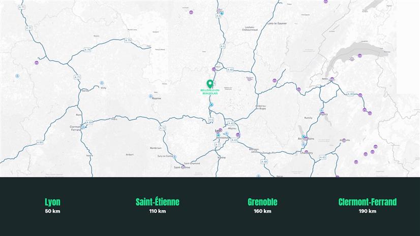 Entrepôt / Local d'activités Vente/Location 69220 BELLEVILLE