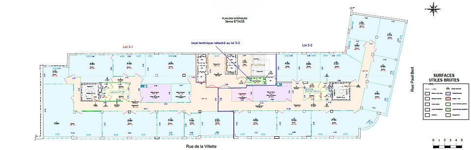 Bureau Location 69003 LYON 205-207 RUE PAUL BERT