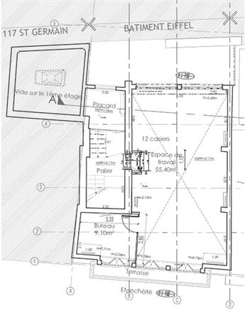 Bureau Location 75006 PARIS 35 RUE GREGOIRE DE TOURS