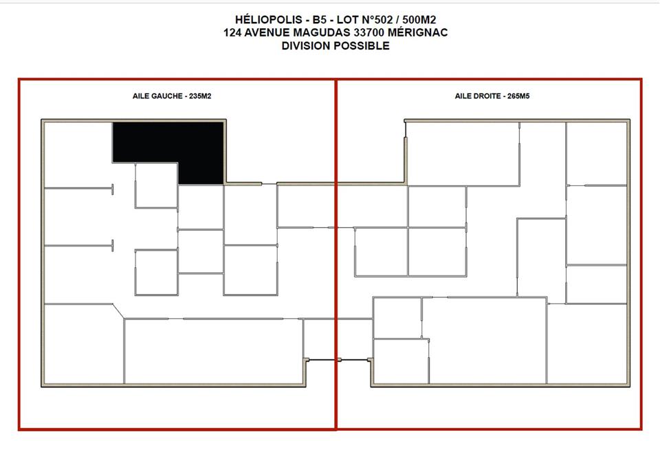 Bureau Location 33700 MERIGNAC  AVENUE DE MAGUDAS