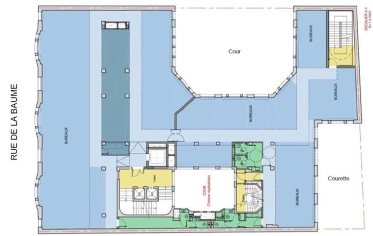 Bureau Location 75008 PARIS 20 RUE DE LA BAUME