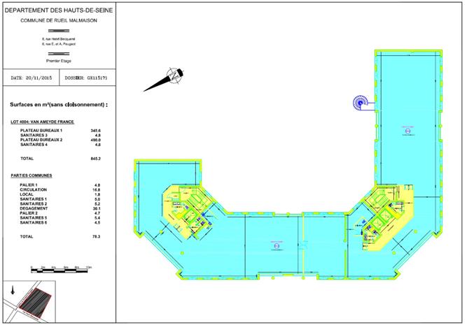 Bureau Location 92500 RUEIL MALMAISON