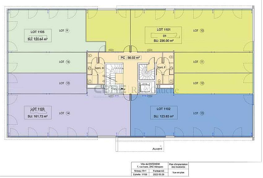 Bureau Location 67960 ENTZHEIM 7 RUE ICARE