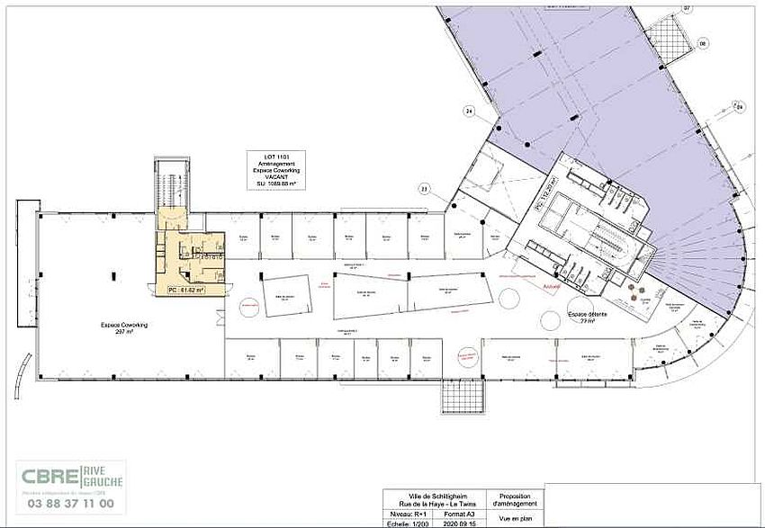 Bureau Location 67300 SCHILTIGHEIM 23 RUE DE LA HAYE