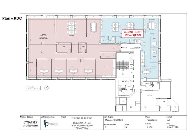 Bureau Location 78140 VELIZY VILLACOUBLAY 13 AVENUE MORANE SAULNIER