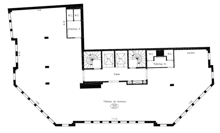 Bureau Location 92110 CLICHY