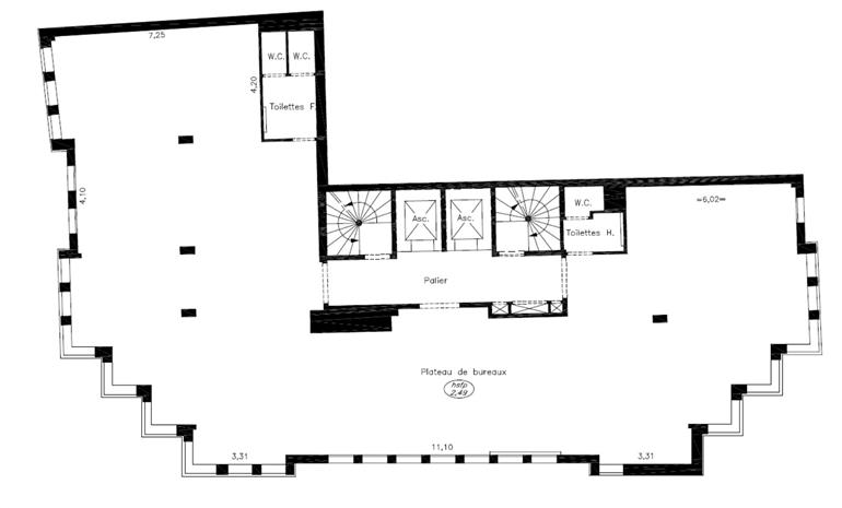 Bureau Location 92110 CLICHY