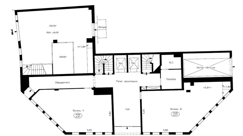 Bureau Location 92110 CLICHY