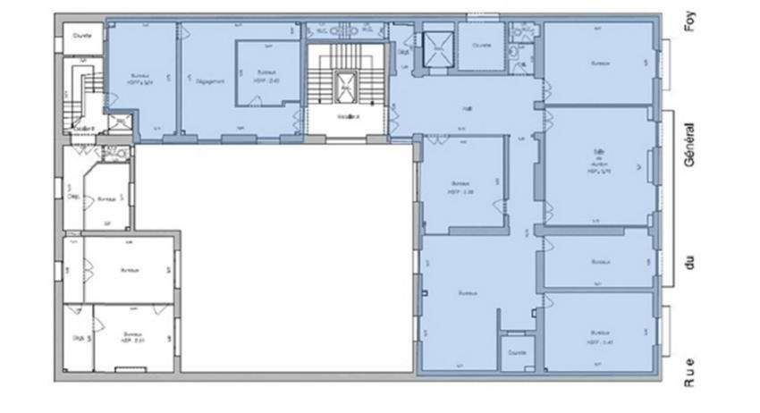 Bureau Location 75008 PARIS 25 RUE DU GENERAL FOY