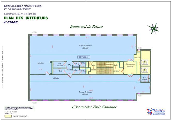 Bureau Location 92000 NANTERRE 6 BOULEVARD PESARO