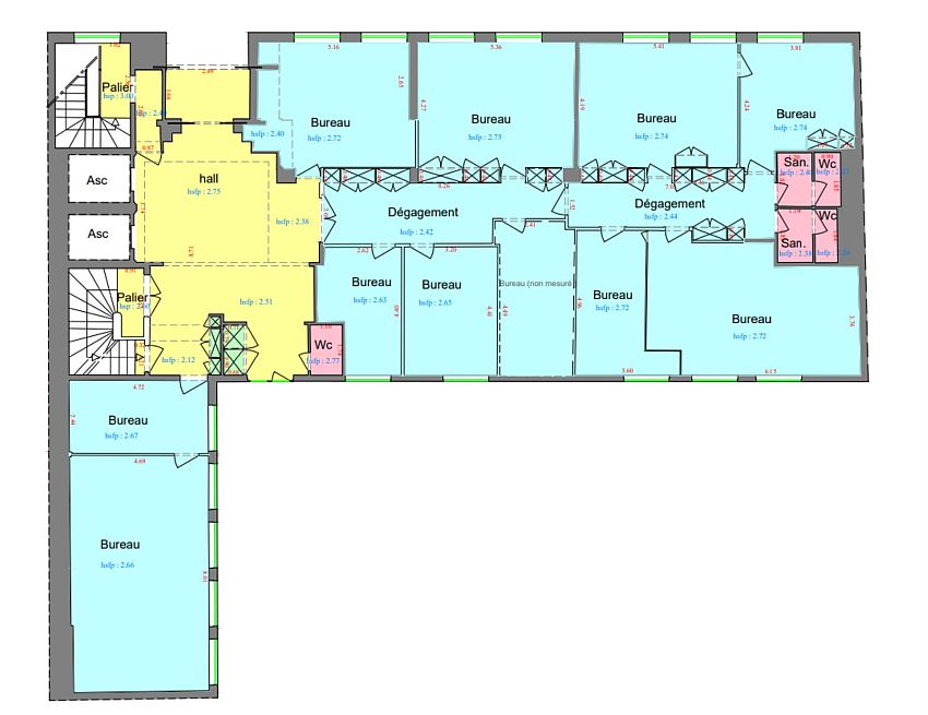 Bureau Location 92200 NEUILLY SUR SEINE