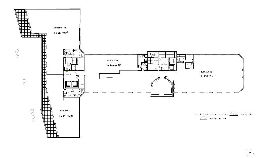 Bureau Location 92100 BOULOGNE BILLANCOURT 86 RUE DU DOME