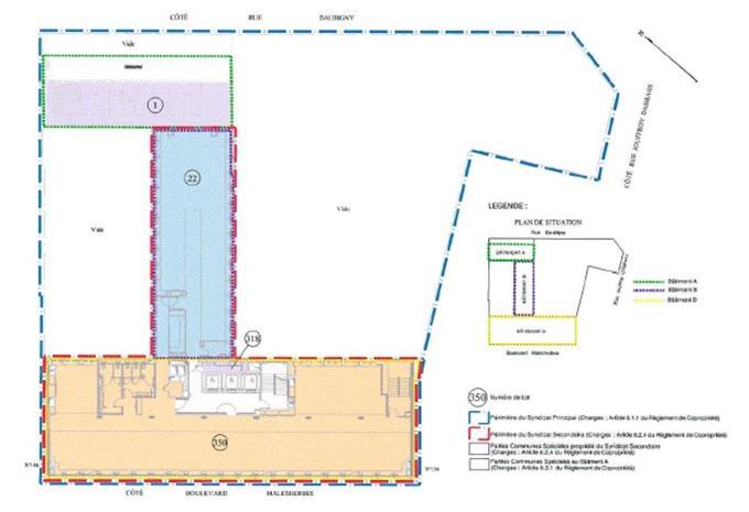 Bureau Location 75017 PARIS 140-144 BOULEVARD MALESHERBES