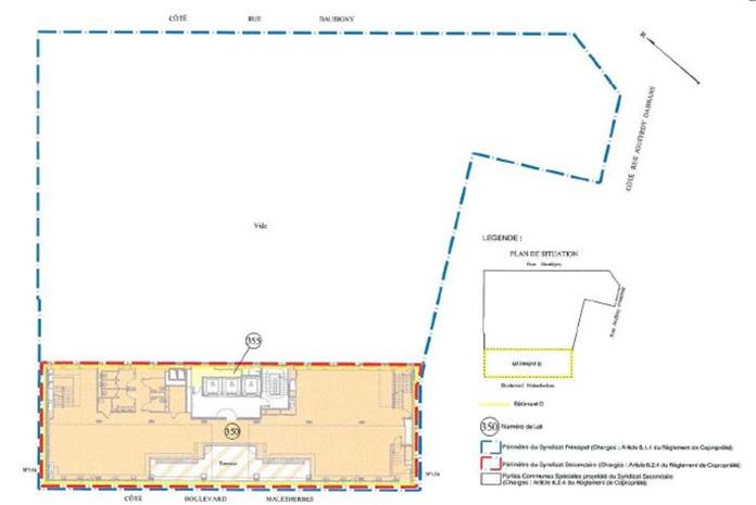 Bureau Location 75017 PARIS 140-144 BOULEVARD MALESHERBES
