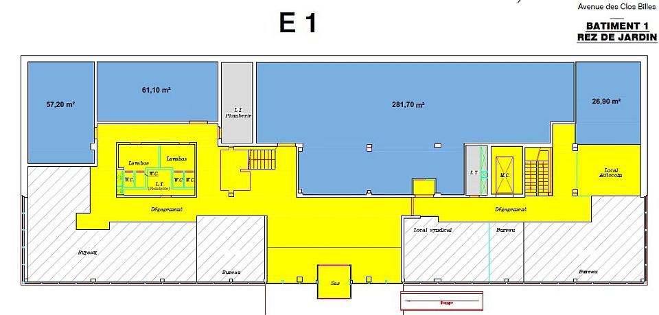 Bureau Location 95000 CERGY