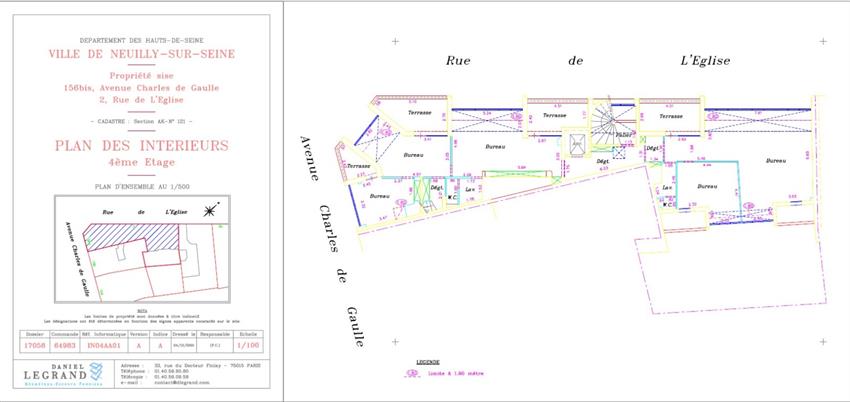 Bureau Location 92200 NEUILLY SUR SEINE