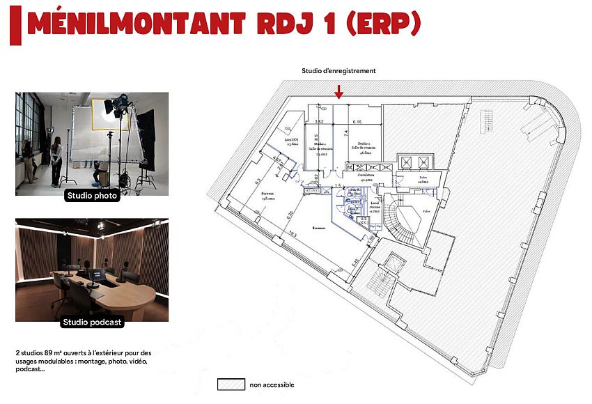 Bureau Location 75020 PARIS