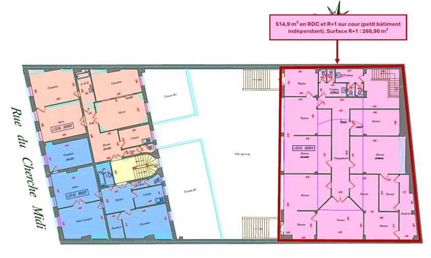 Bureau Location 75006 PARIS