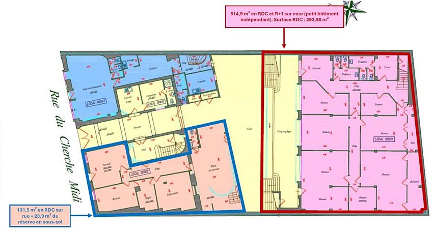 Bureau Location 75006 PARIS