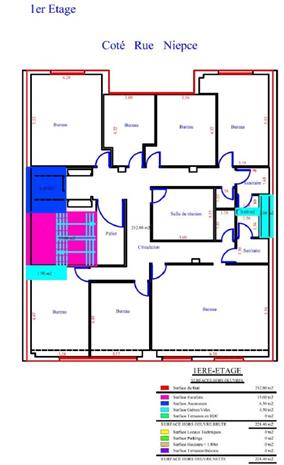 Bureau Location 75014 PARIS 13 RUE NIEPCE