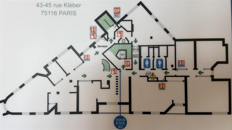 Bureau Location 75116 PARIS 43-45 AVENUE KLEBER