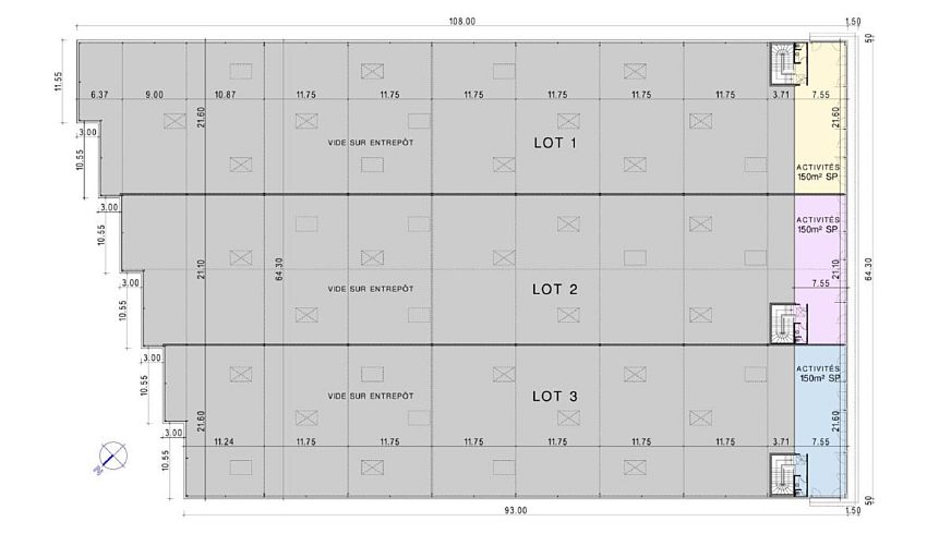 Entrepôt / Local d'activités Vente/Location 93150 LE BLANC MESNIL