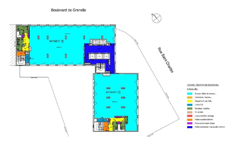 Bureau Location 75015 PARIS