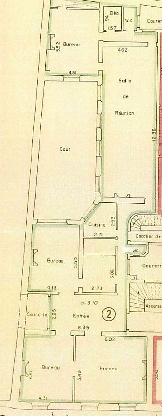 Bureau Location 75002 PARIS 3-5 RUE D'ARGOUT