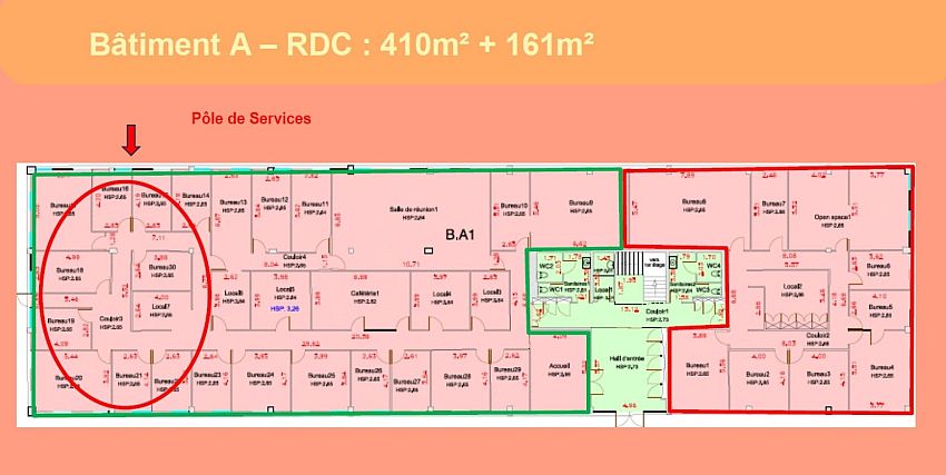 Bureau Location 69800 ST PRIEST 523 COURS DU 3E MILLENAIRE