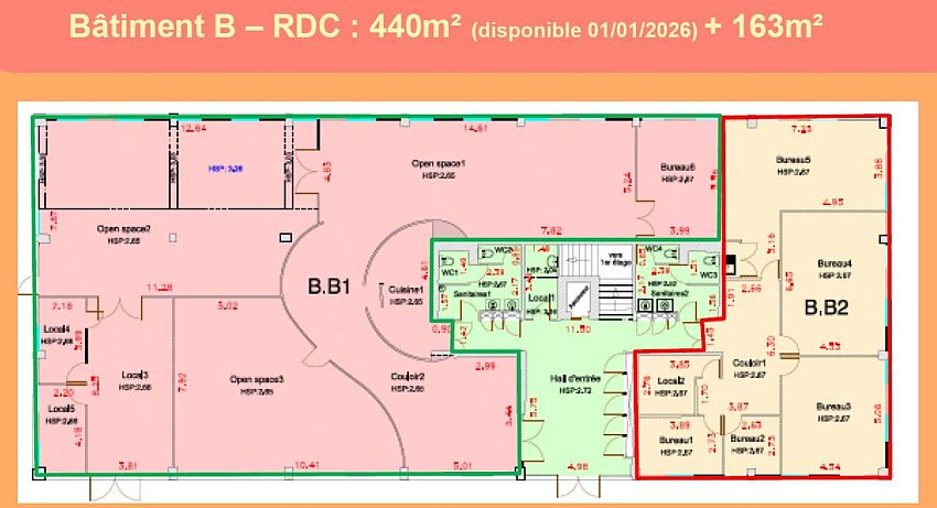 Bureau Location 69800 ST PRIEST 523 COURS DU 3E MILLENAIRE