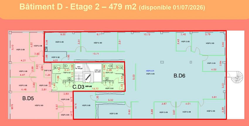 Bureau Location 69800 ST PRIEST 523 COURS DU 3E MILLENAIRE