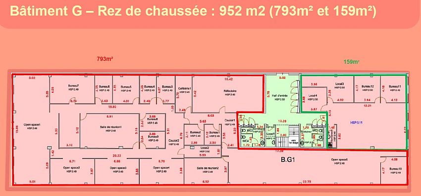 Bureau Location 69800 ST PRIEST 523 COURS DU 3E MILLENAIRE