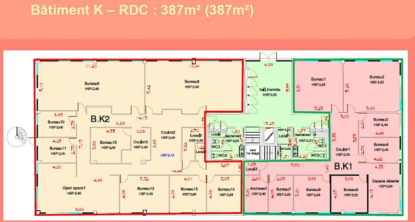 Bureau Location 69800 ST PRIEST 523 COURS DU 3E MILLENAIRE