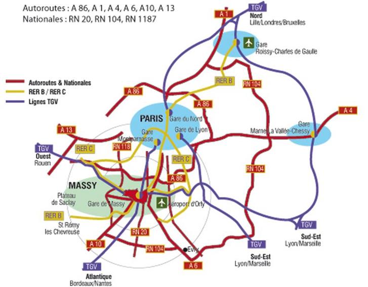 Bureau Location 91300 MASSY 102 AVENUE DE PARIS