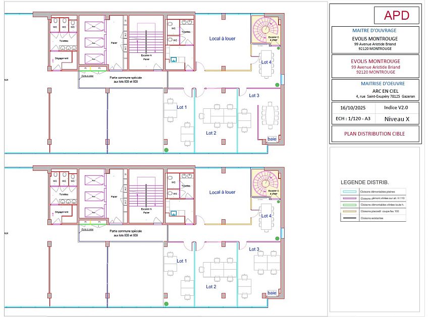 Bureau Location 92120 MONTROUGE
