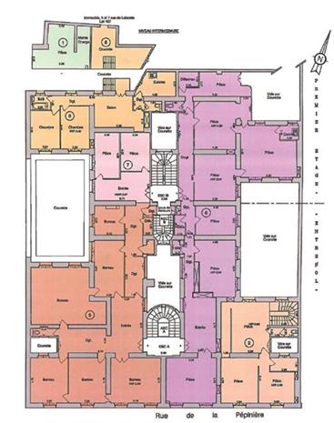 Bureau Location 75008 PARIS 10 RUE DE LA PEPINIERE