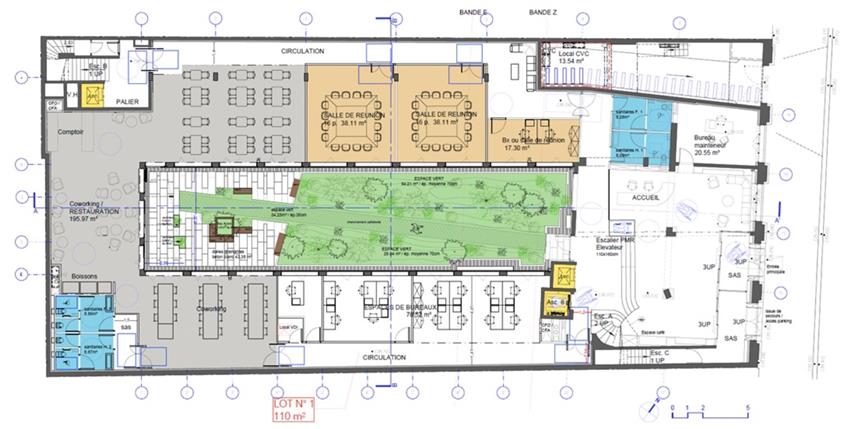 Bureau Location 75017 PARIS 161 RUE DE COURCELLES